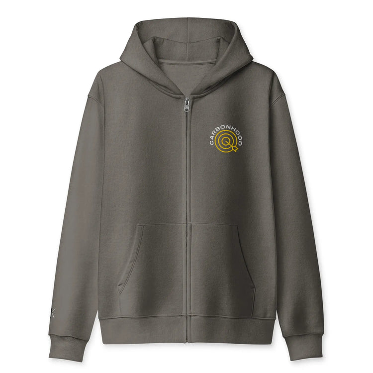 Carbon Hood l Full Zip Hoodie l GK Ventures GeorgeKenny Design