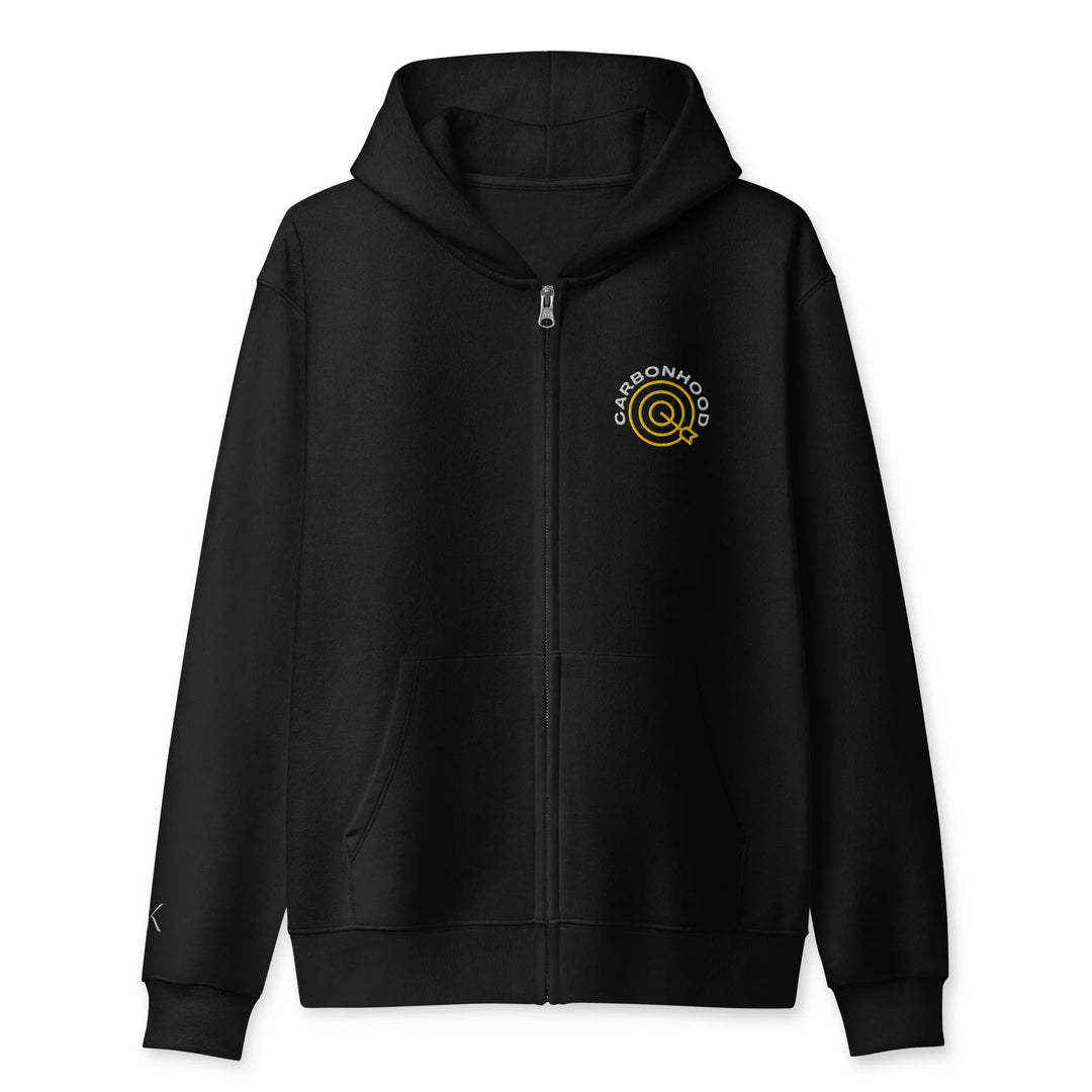 Carbon Hood l Full Zip Hoodie l GK Ventures GeorgeKenny Design
