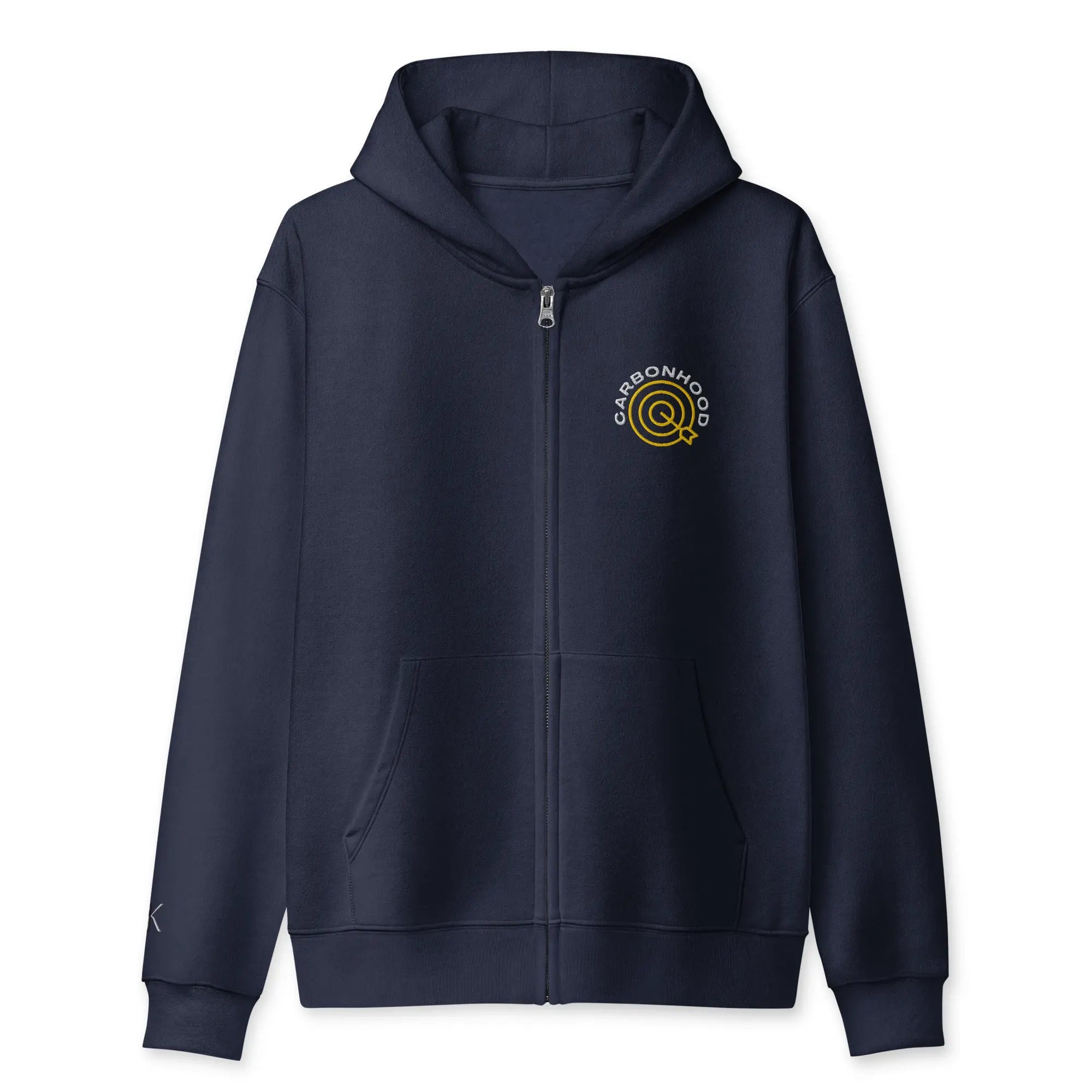 Carbon Hood l Full Zip Hoodie l GK Ventures GeorgeKenny Design