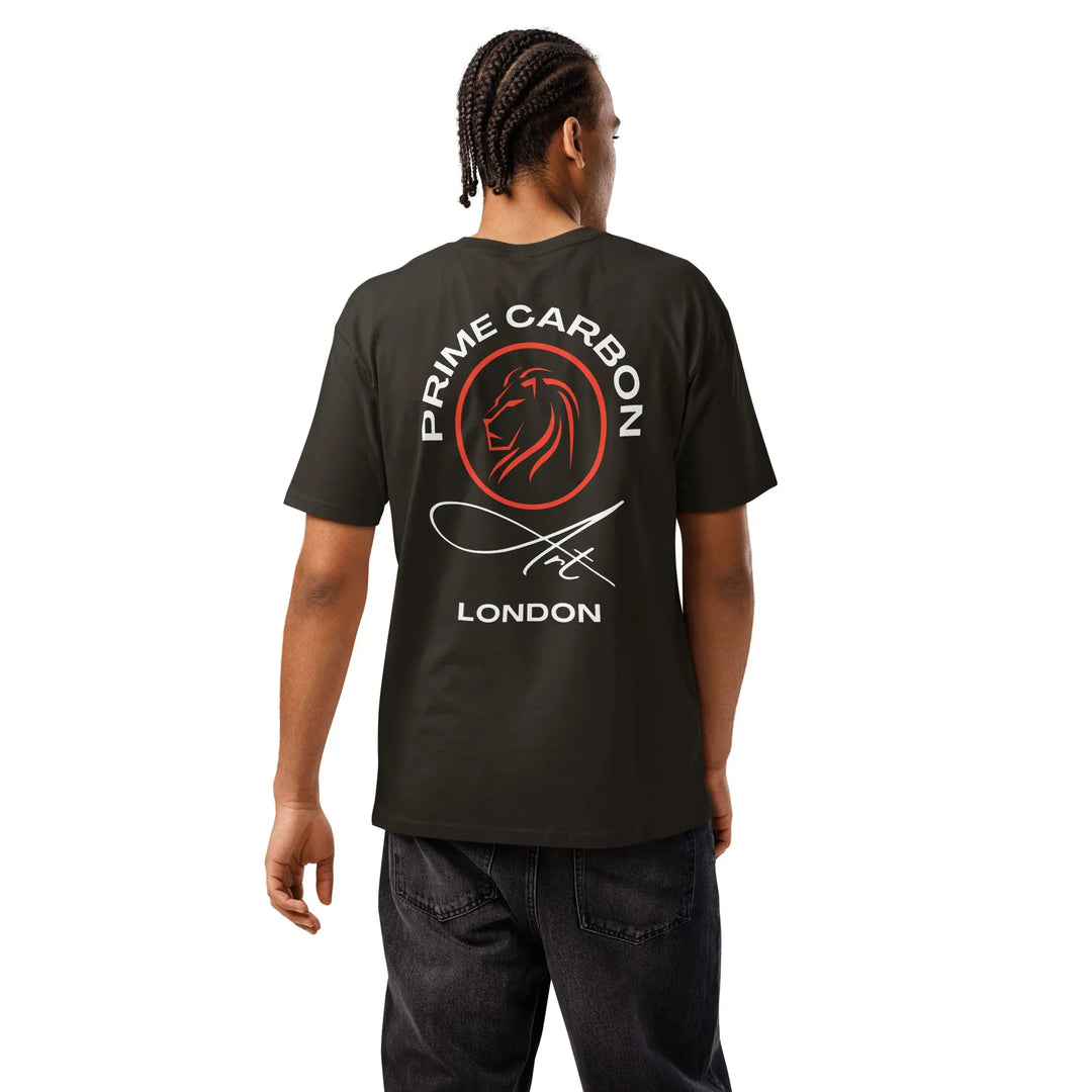 Cotton Heritage I Premium Short Sleeve Tee | Prime Carbon GeorgeKenny Design