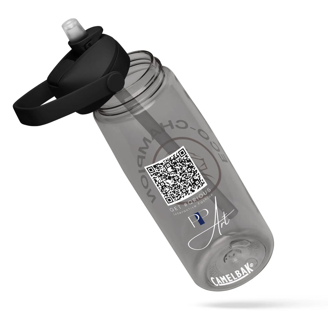 Eco Champion | Flip straw water bottle GeorgeKenny Design