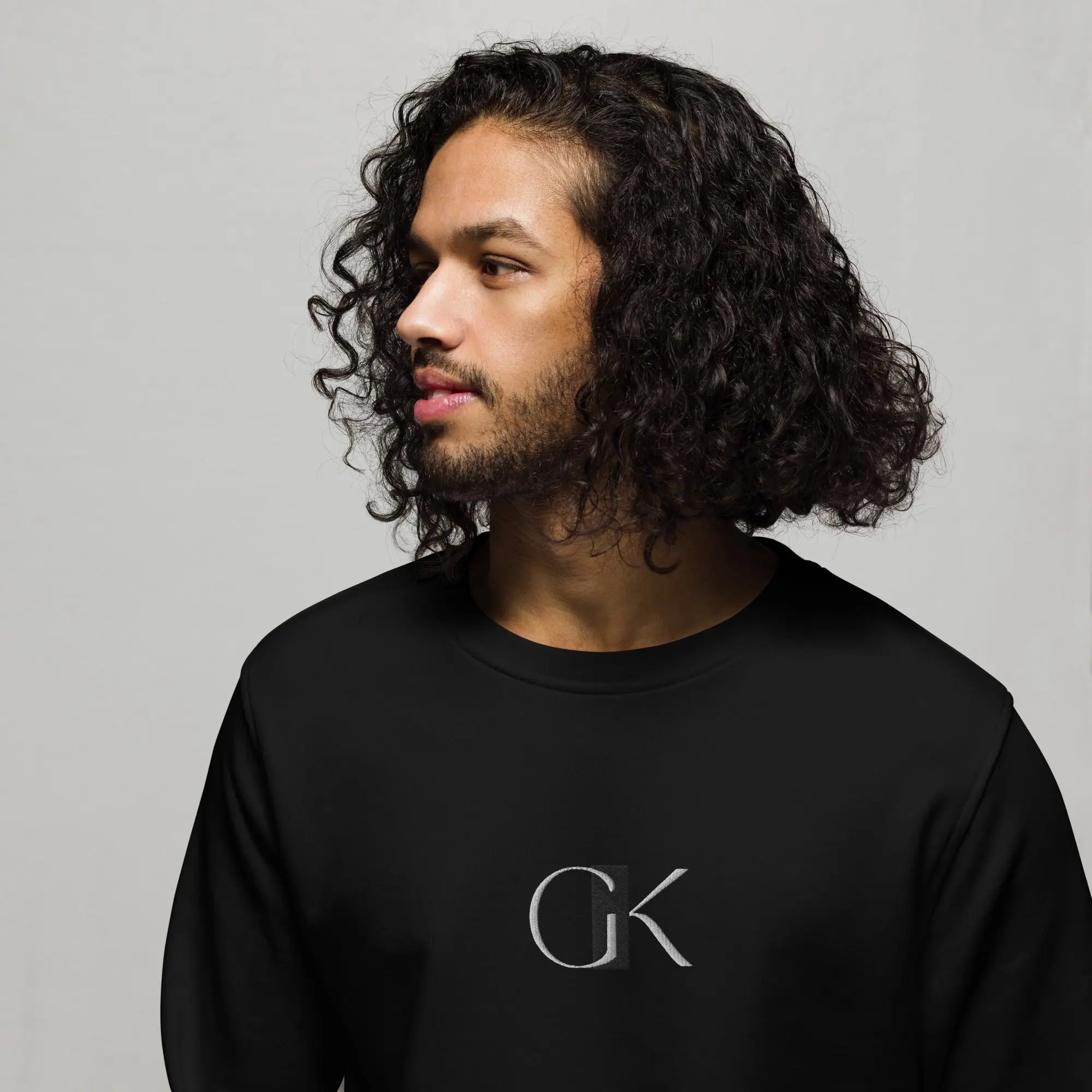 Eco Hero Organic Sweatshirt | GK Embroidery GeorgeKenny Design
