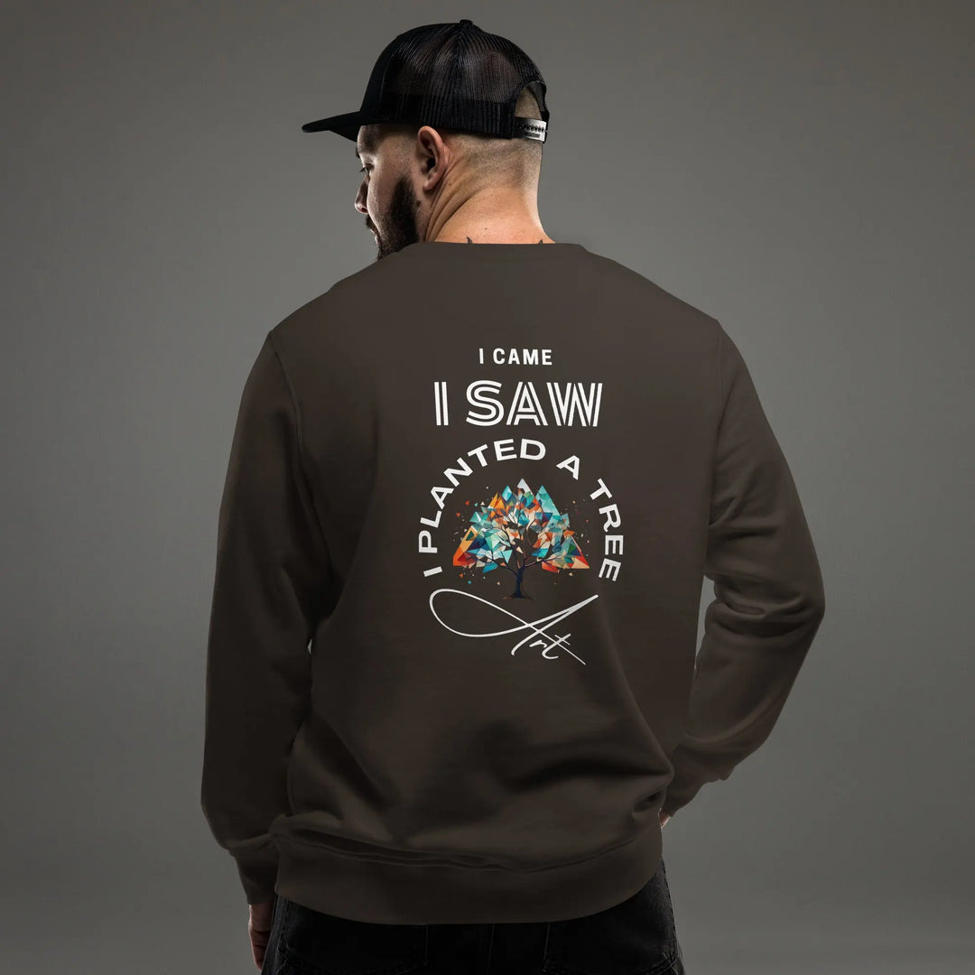 Eco Hero Organic Sweatshirt | GK Embroidery GeorgeKenny Design