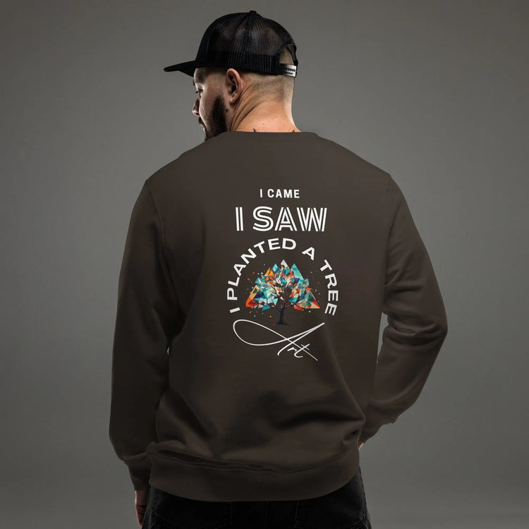 Eco Hero Organic Sweatshirt | GK Embroidery GeorgeKenny Design