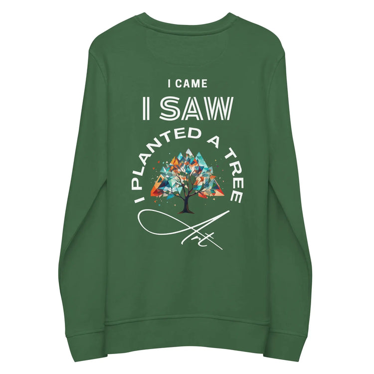 Eco Hero Organic Sweatshirt | GK Embroidery GeorgeKenny Design