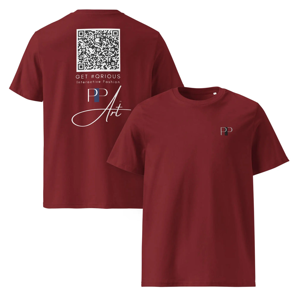 Get #QRious | Classic Comfort Organic Cotton S-shirt GeorgeKenny Design