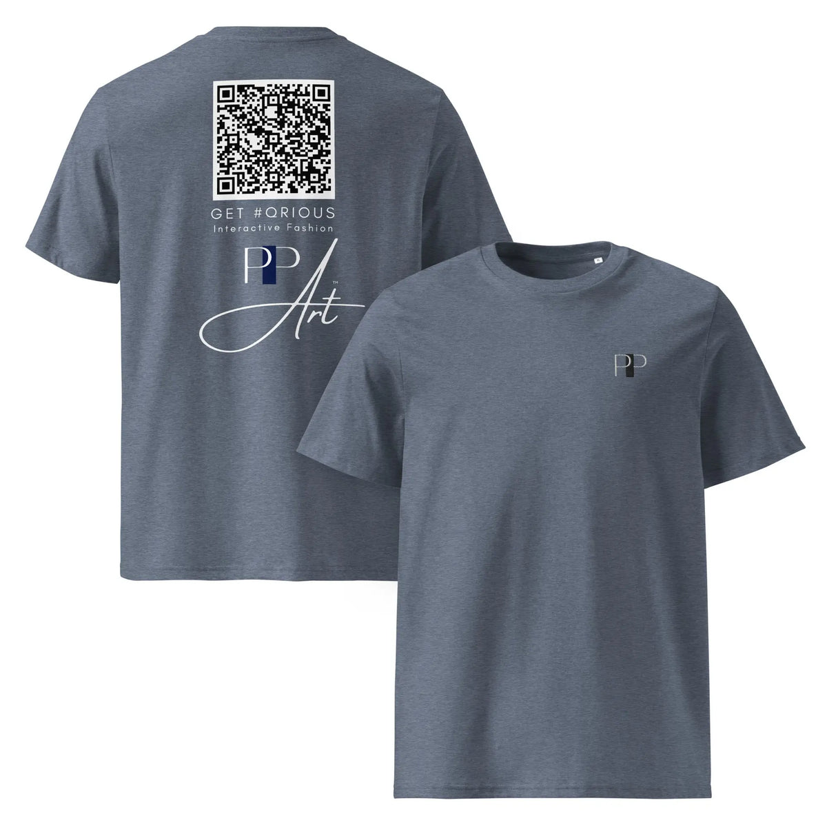 Get #QRious | Classic Comfort Organic Cotton S-shirt GeorgeKenny Design