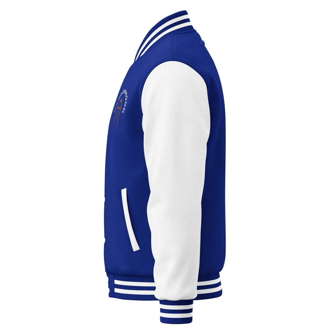 Heavyweight letterman jacket | Carbon Hood GeorgeKenny Design