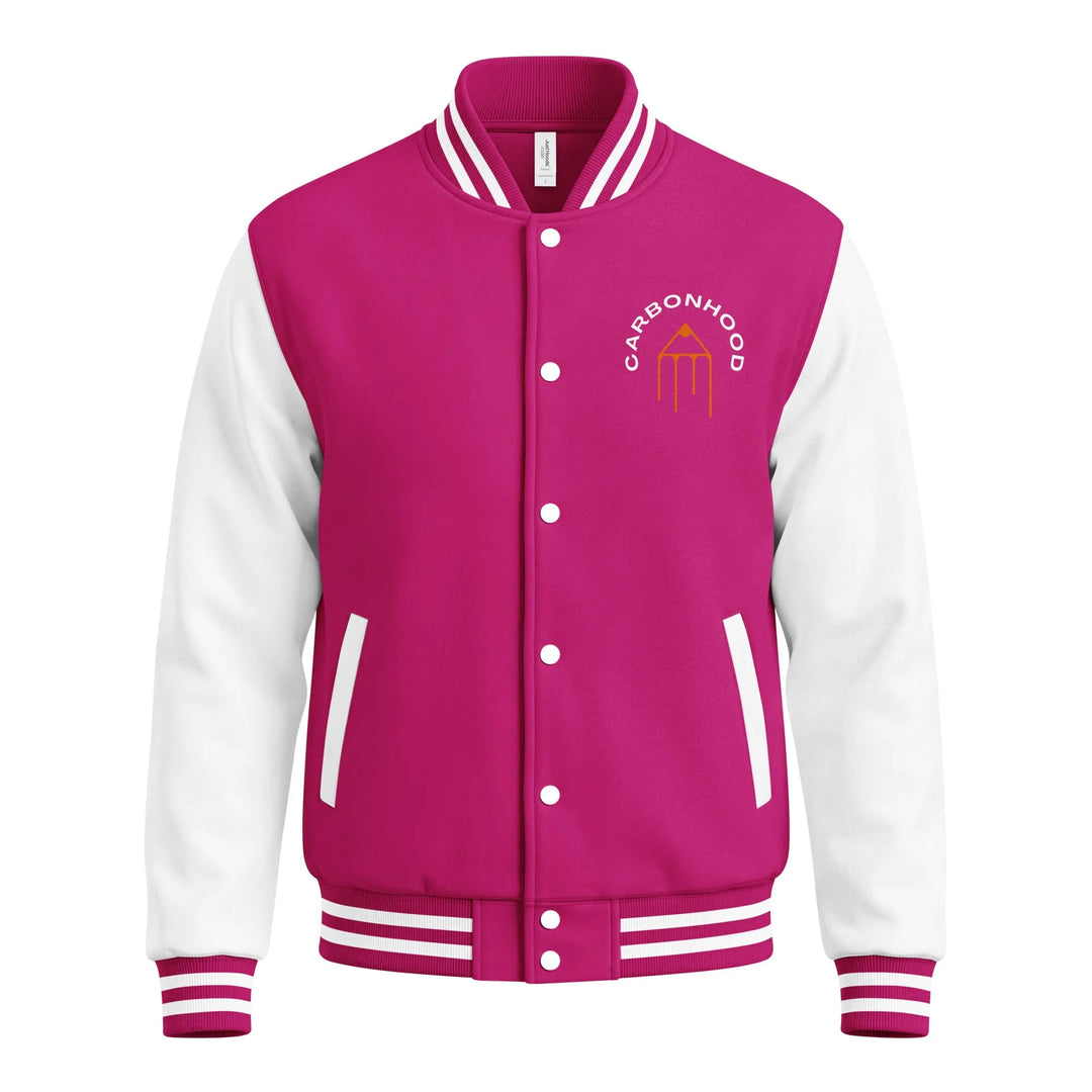 Heavyweight letterman jacket | Carbon Hood GeorgeKenny Design