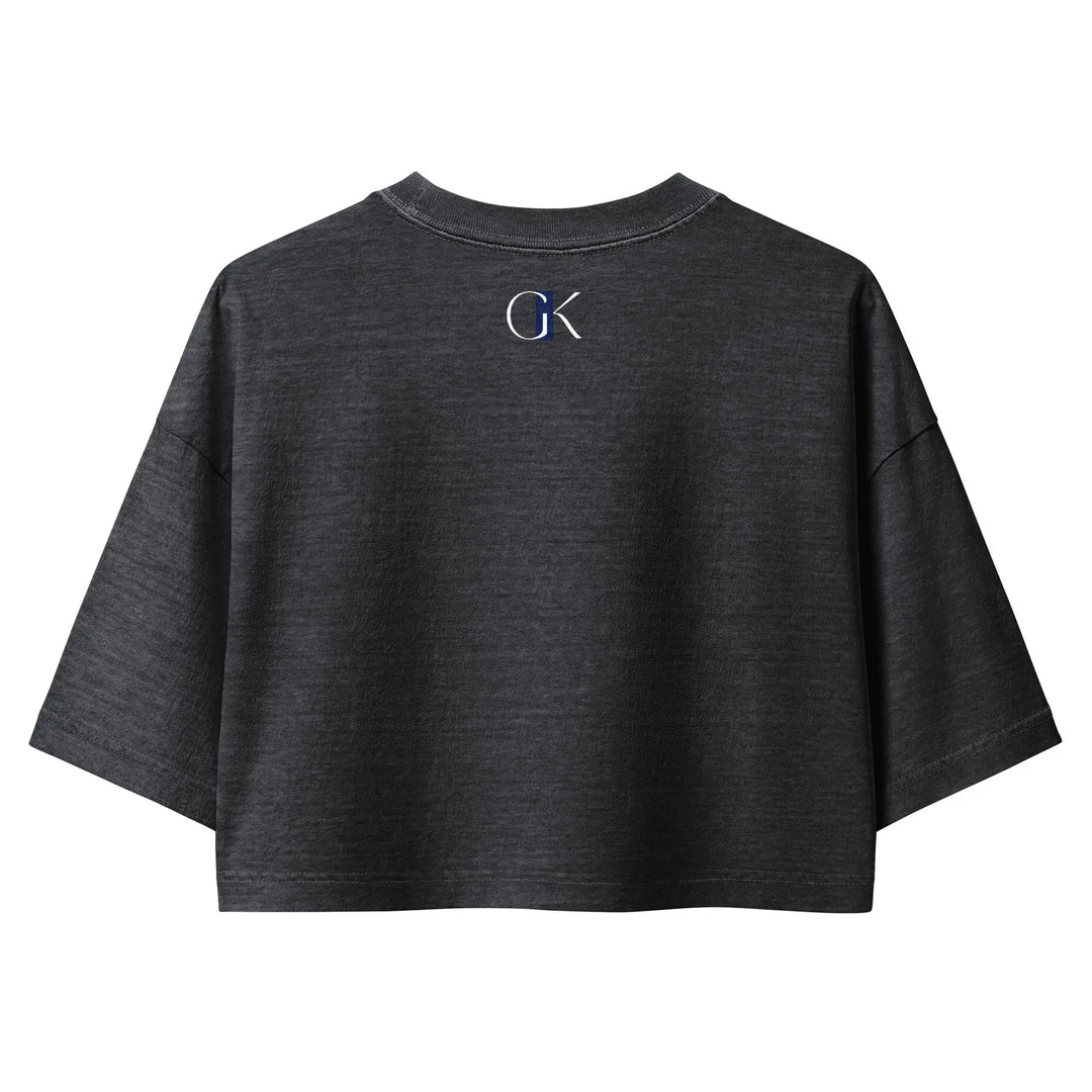 Ladies Garment dye cropped tee | Futures Bright GeorgeKenny Design
