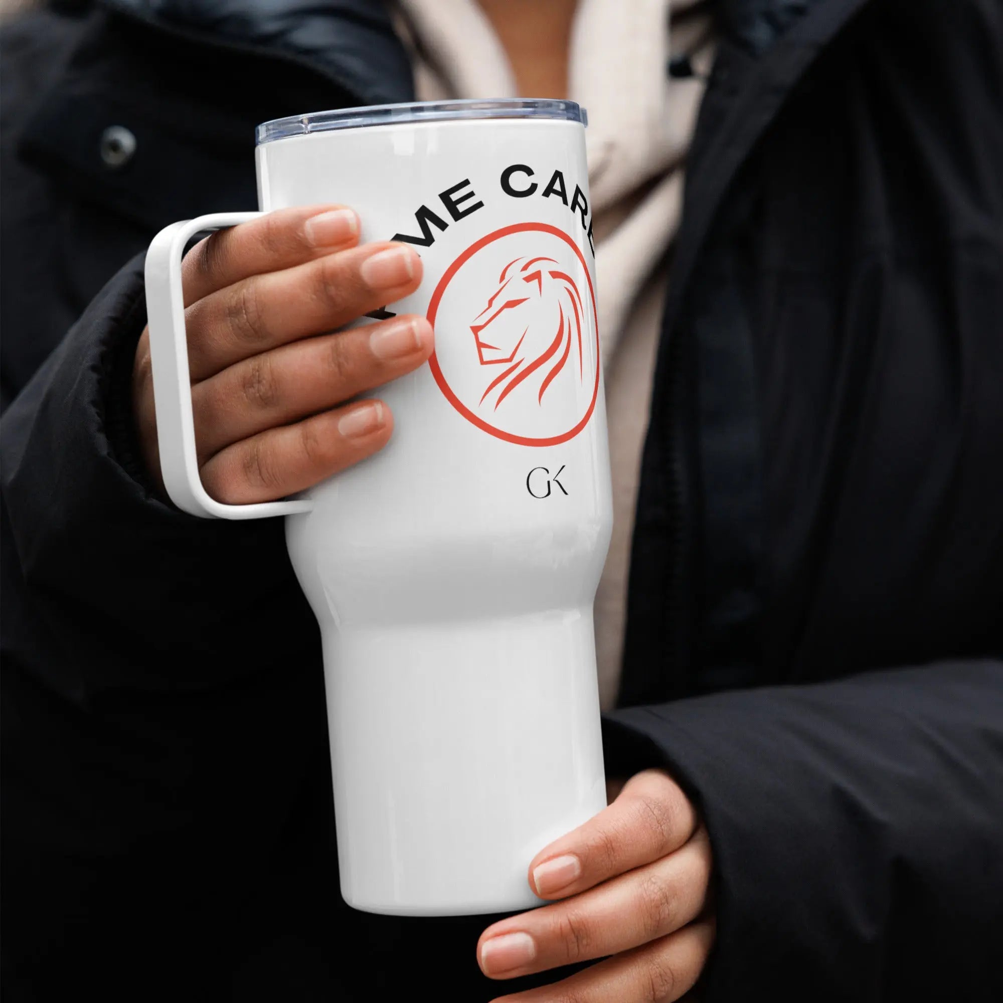 Prime Carbon | Travel mug with a handle GeorgeKenny Design