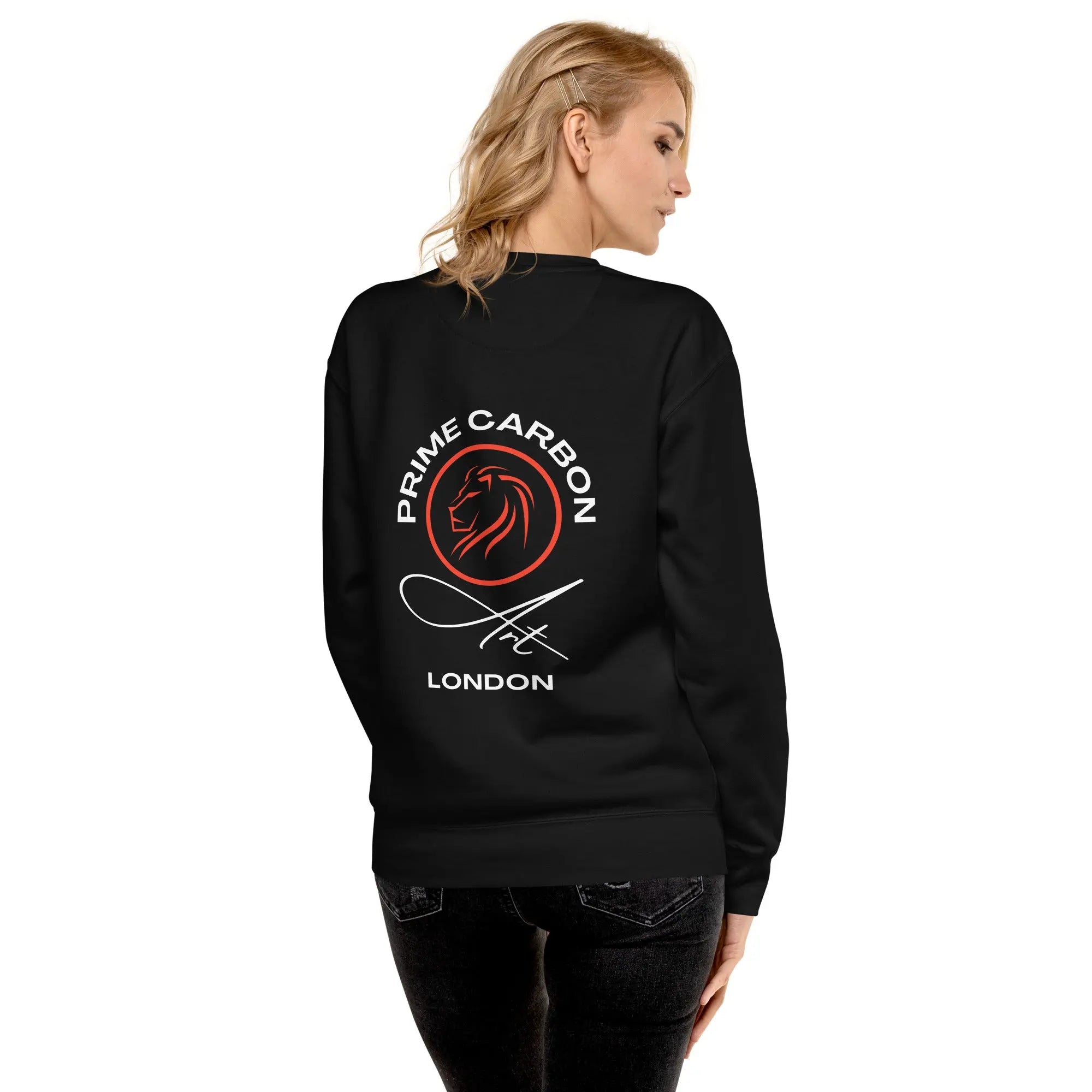 Rib Collar Premium Sweatshirt | Prime Carbon GeorgeKenny Design