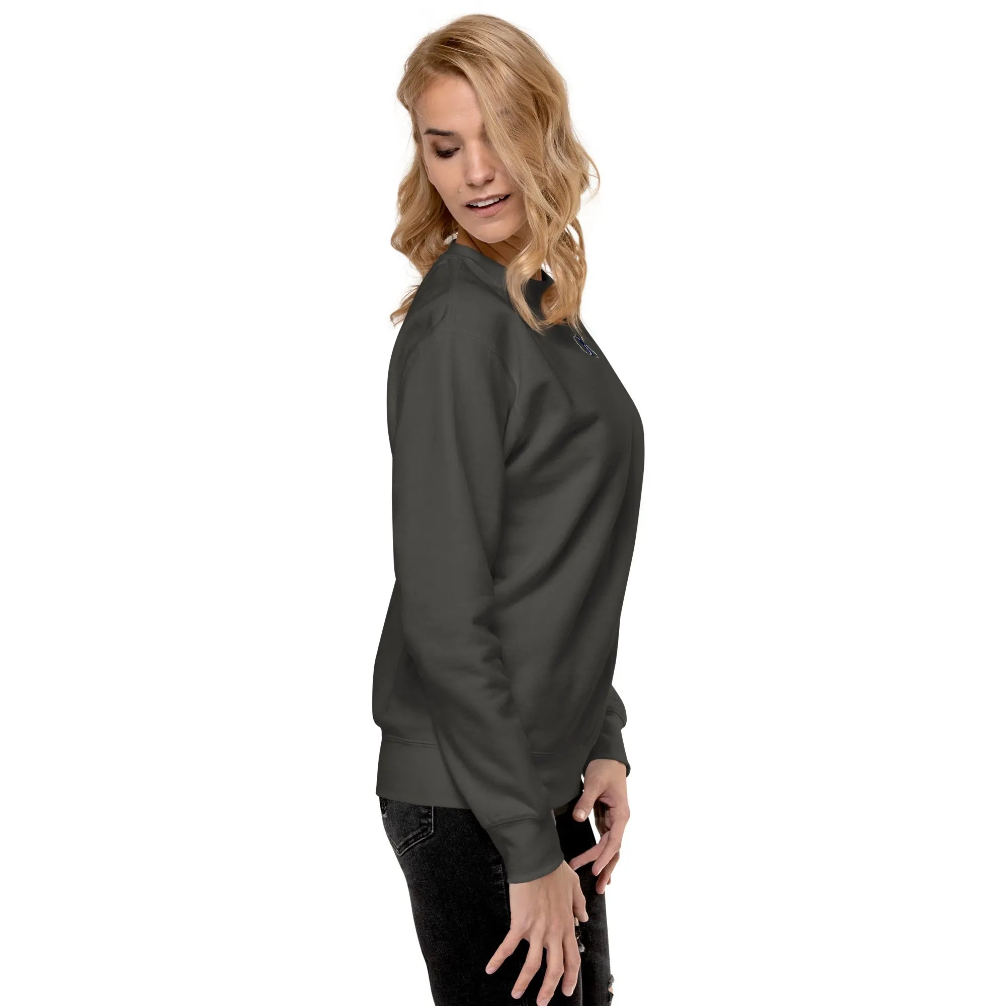 Rib Collar Premium Sweatshirt | Prime Carbon GeorgeKenny Design