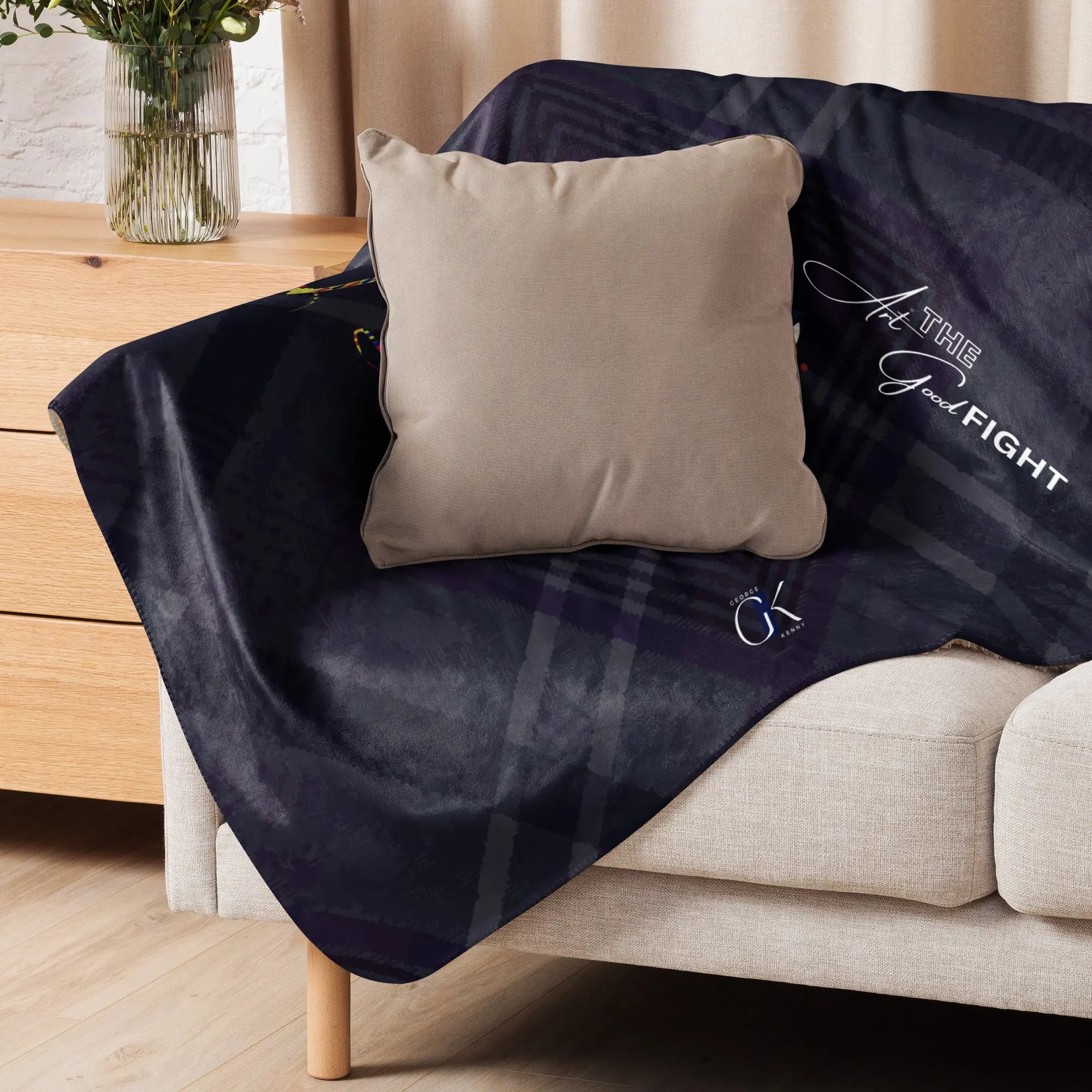 Sherpa blanket GeorgeKenny Design