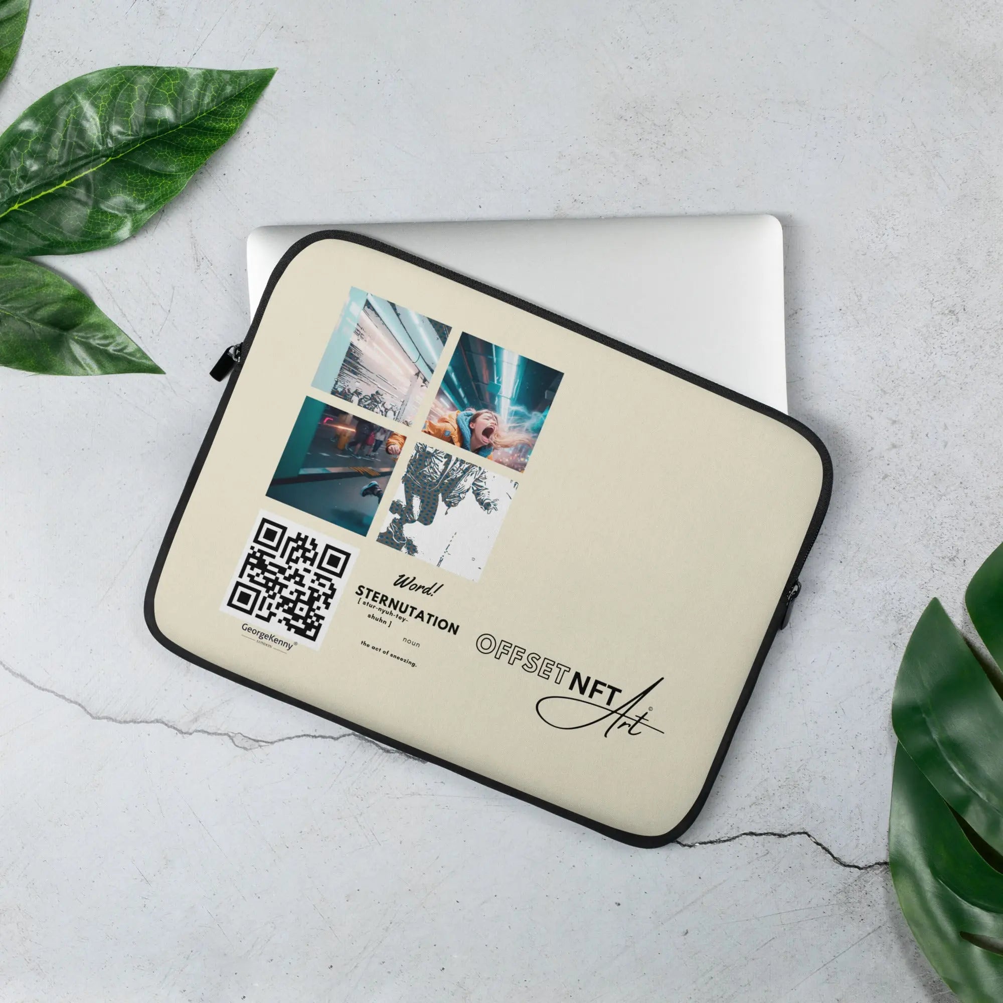 Sternutation | Word Art | Laptop Sleeve GeorgeKenny Design