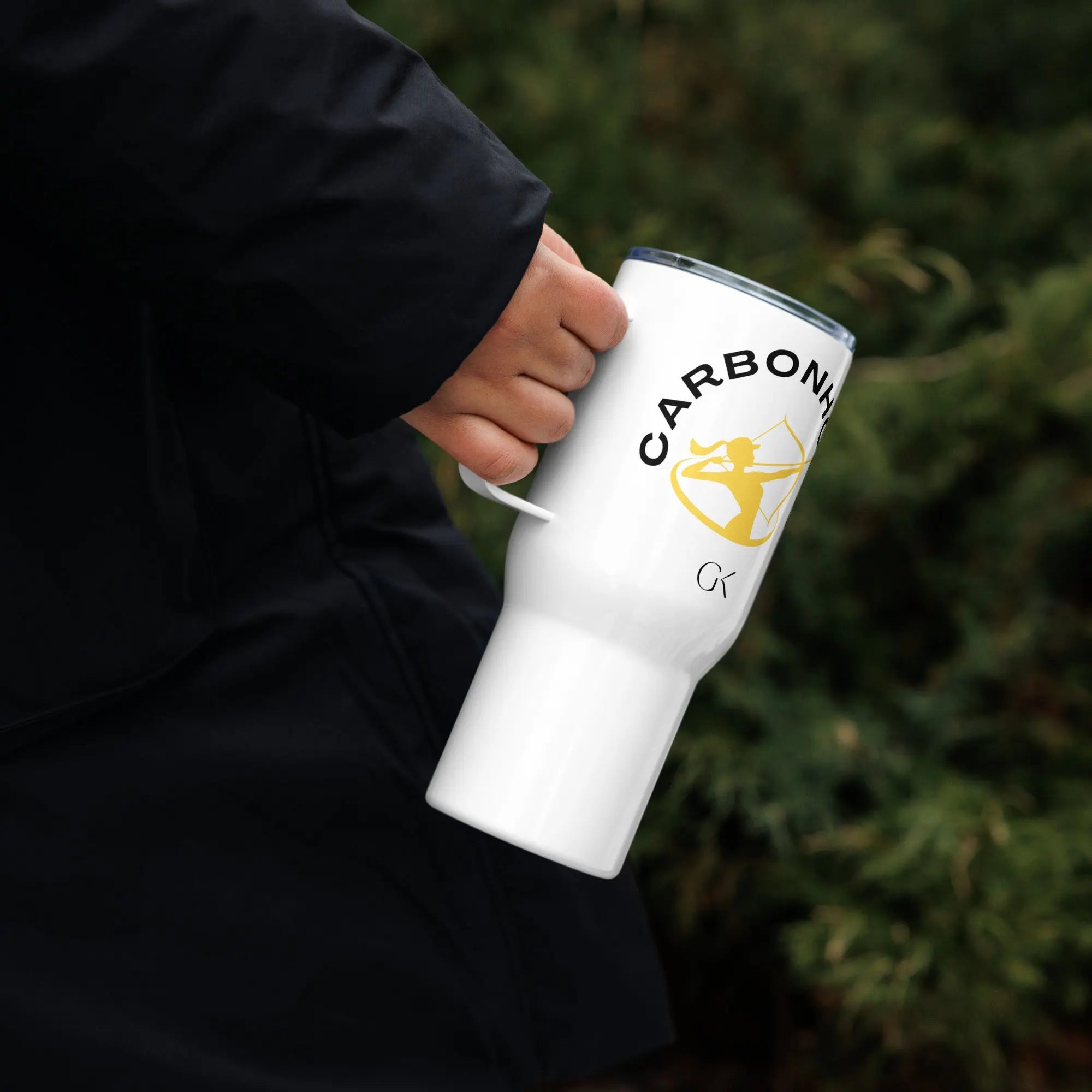 Travel mug with a handle GeorgeKenny Design