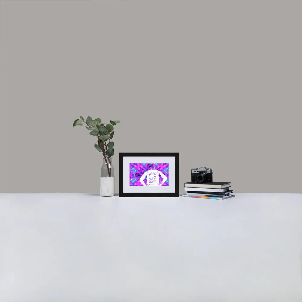 Bryant 24 | Framed Poster With Mat | Uranus GeorgeKenny Design