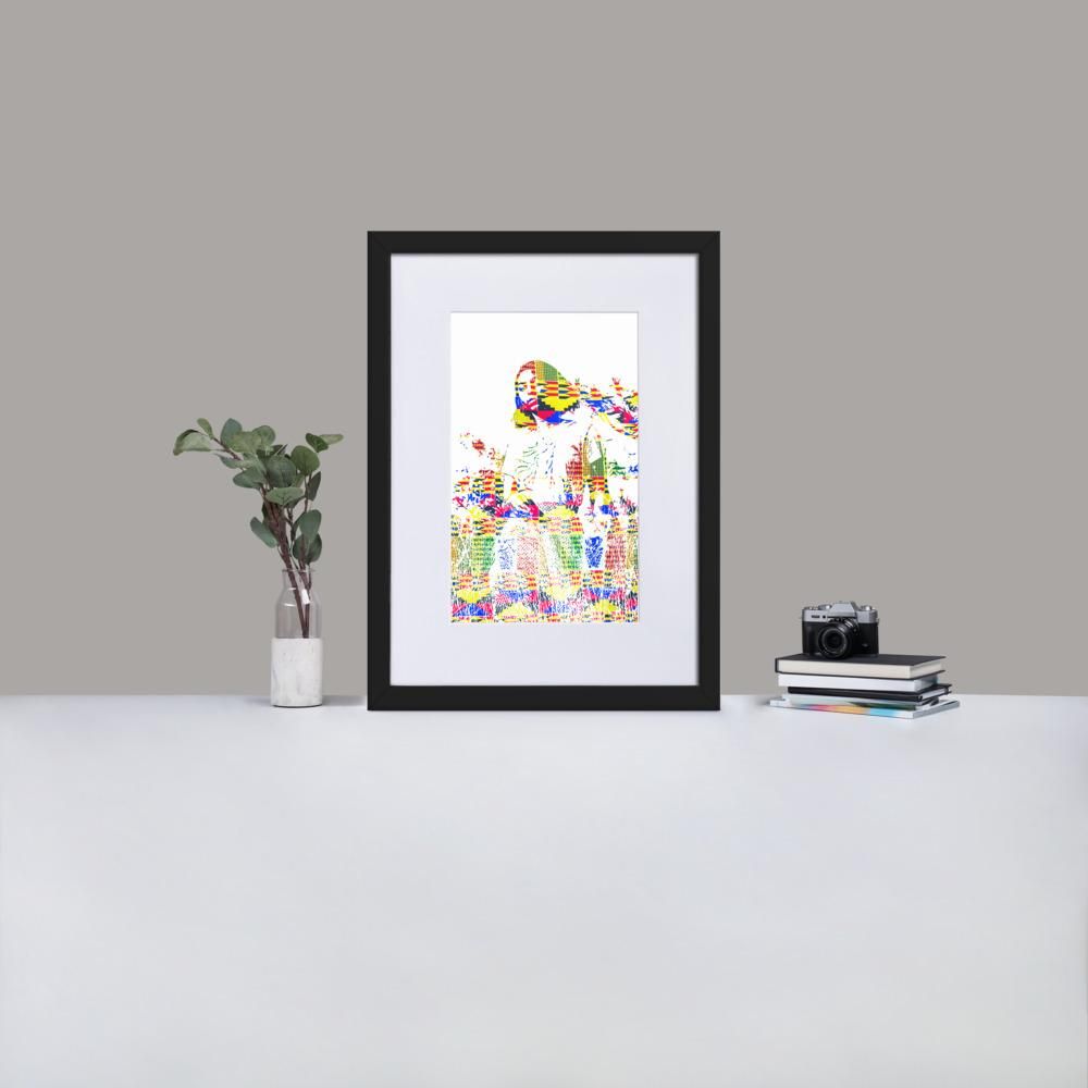 Field of Dreams - Framed Print with Mat - African Inspired - GeorgeKenny Design