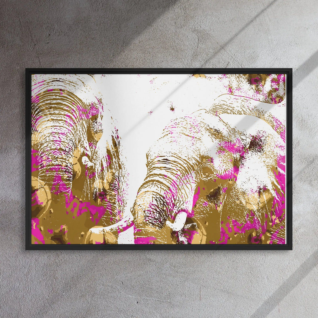 Framed canvas Print - Landscape NFT Art - Personalised GeorgeKenny Design