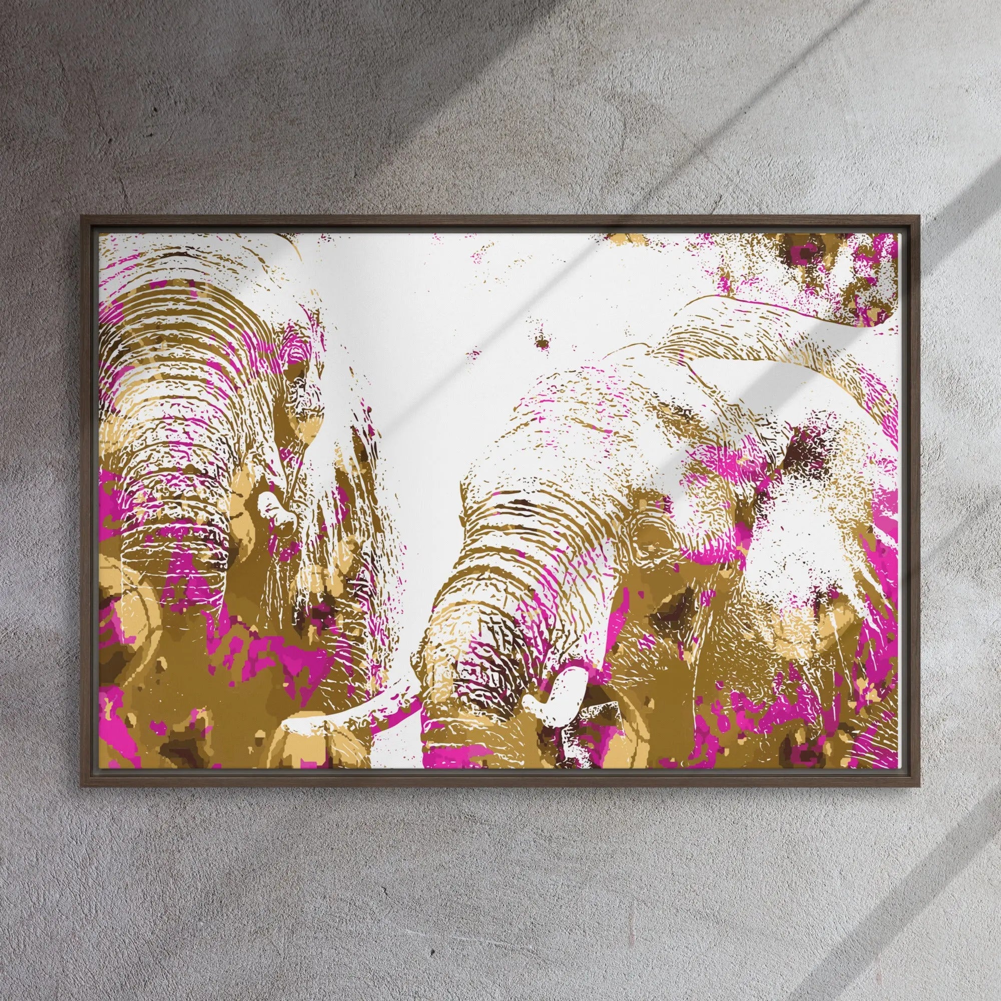 Framed canvas Print - Landscape NFT Art - Personalised GeorgeKenny Design