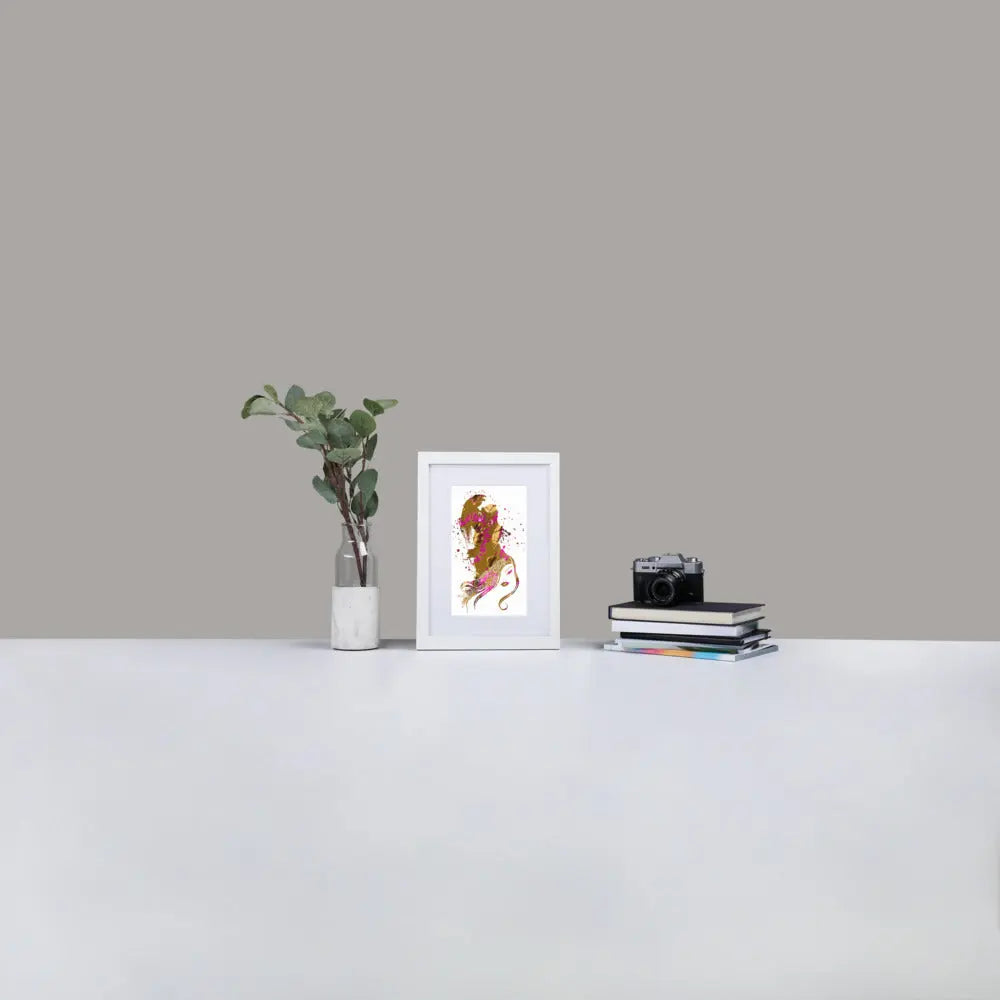Inner Animal Essence - Gorilla - Framed Print with Mat - BP6 - GeorgeKenny Design
