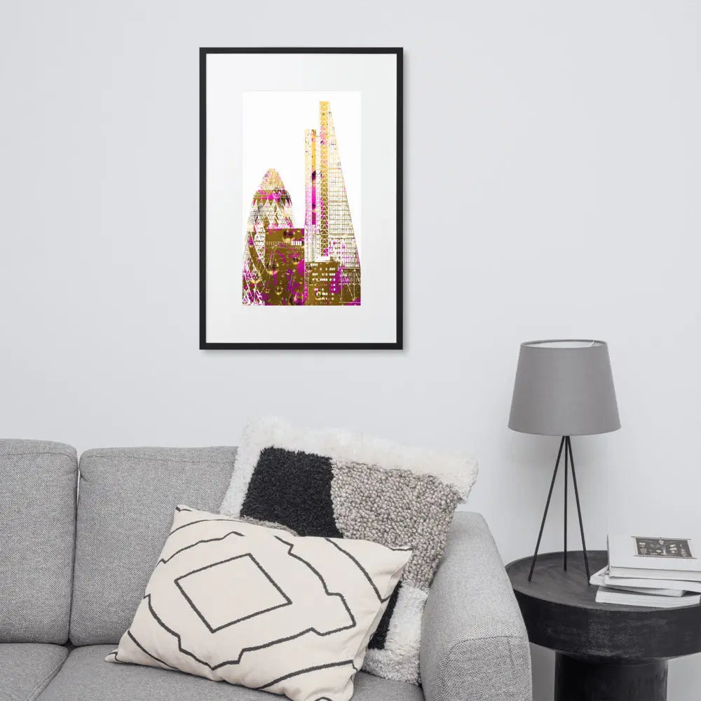 Personalised - Portrait Art Print With Mat - GeorgeKenny Design
