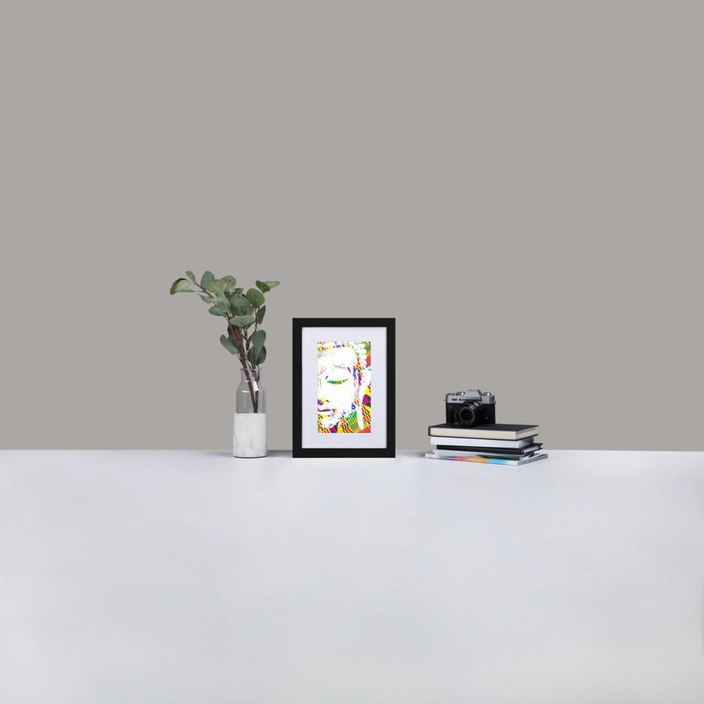Zen Buddha - Framed Print with Mat - African Inspired - GeorgeKenny Design